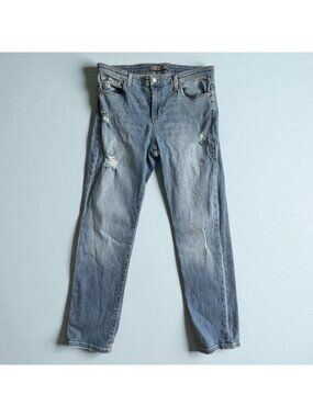 JOES Light Wash Distressed Ankle Jeans Size 27
